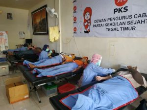 PKS Kota Tegal Gelar Aksi Donor Darah