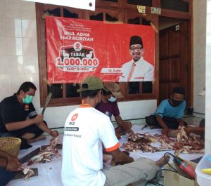 PKS Kota Tegal Turut Sukseskan Program Tebar Satu Juta Kurban