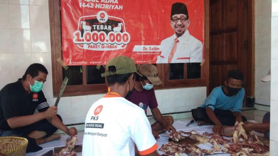 PKS Kota Tegal Turut Sukseskan Program Tebar Satu Juta Kurban