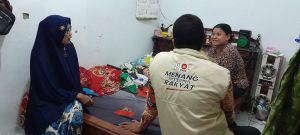 Aleg PKS Kota Tegal Jenguk Balita Penderita Gizi Buruk