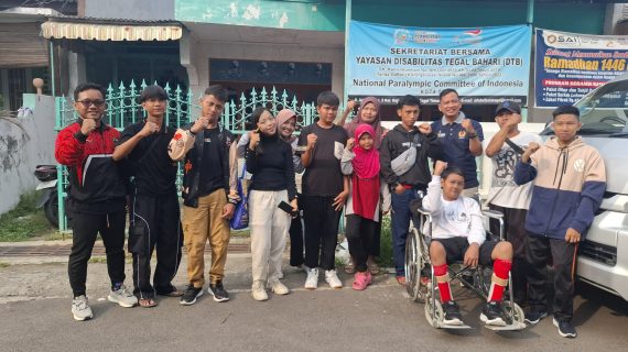 Aleg PKS Kota Tegal Ali Mashuri Lepas 8 Atlet NPCI Ikuti Seleksi PJP Atlet Potensial di Surakarta