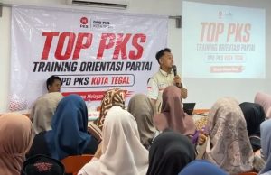 PKS Kota Tegal Kukuhkan 80 Anggota Baru Lewat TOP