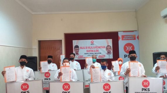 Pengurus Ranting Terpenuhi 100%, PKS Tegal Selatan Optimis Raih 2 Kursi