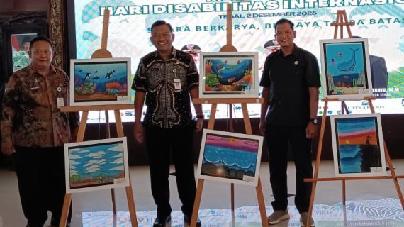 Fraksi PKS DPRD Kota Tegal Apresiasi Lukisan Disabilitas
