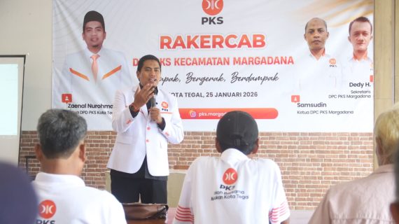 Rakercab Serentak, PKS Kota Tegal Tunjukkan Soliditas di Empat Kecamatan