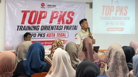 PKS Kota Tegal Kukuhkan 80 Anggota Baru Lewat TOP